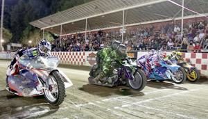 Extreme Sidecar start - Fast Fridays Motorcycle Speedway