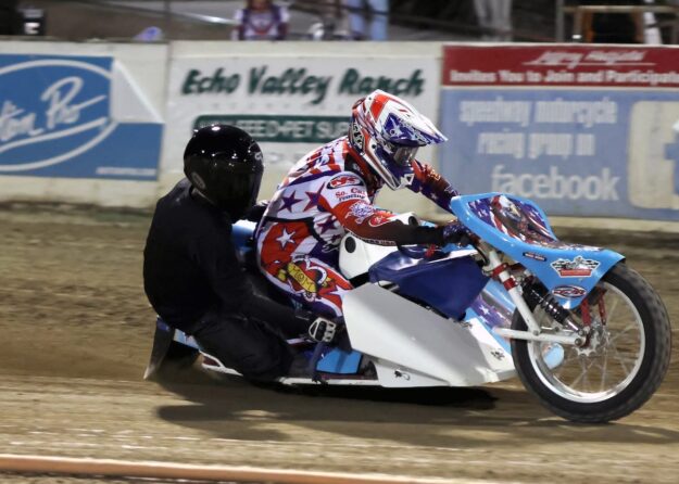 Glover-Joe Jones and Johnny Glover won the Extreme Sidecar main event, the evenings grand finale. June 13 2025 - Extreme Sidecars return to Fast Fridays for round two of their five round series. Great, thrilling racing.