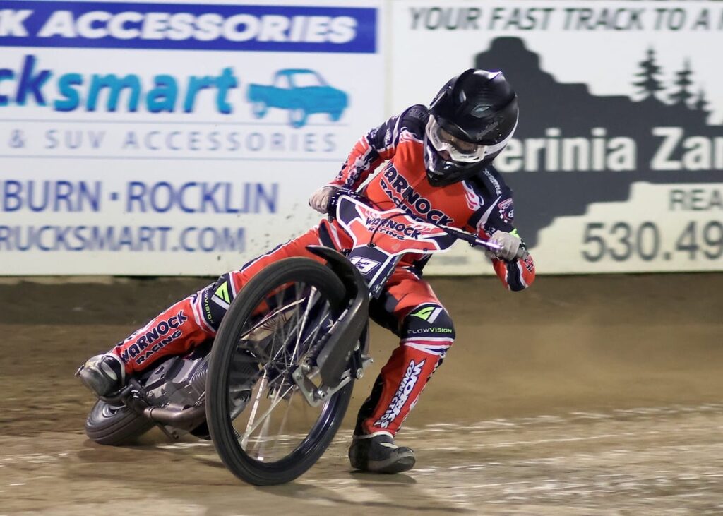 Jameson Hutchinson won the Youth 250cc main event for the second week in a row winning all his races. May 23 2025 - Speedway & Extreme Sidecars Series Round 1.