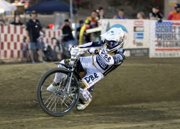 Broc Nicol picked up his second scratch main event of the 2025 Fast Fridays season. He and Billy Janniro are the only riders so far this season to win the scratch main event. May 30 2025 - More great racing at Fast Friday’s Motorcycle Speedway in Auburn CA.