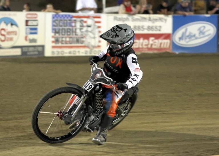 Caden Cavrikas won the Youth 250 D2 main event. The win was his third main event win in his division. Aug 8 2025 - Championship racing begins at Fast Friday’s Motorcycle Speedway in Auburn, CA.