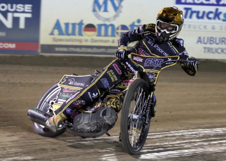 Max Ruml, 2023 AMA National Speedway Championship was the runner-up in the championship series this season and won the third round of the series. Sept 20 2025 - Thrilling third round of the AMA National Speedway Championship at Fast Fridays Motorcycle Speedway in Auburn, CA.