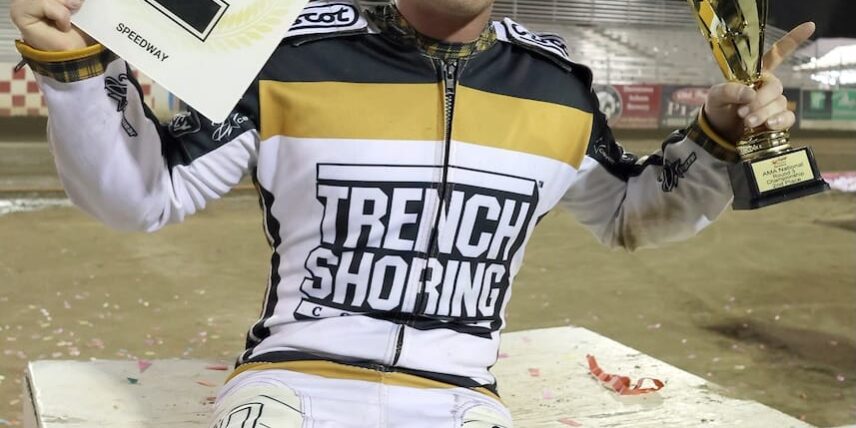 Broc Nicol repeated his AMA National Speedway Championship last season and is the 2025 National Speedway Champion. Nicol was the high scorer in all three championship series meetings. Sept 20 2025 - Thrilling third round of the AMA National Speedway Championship at Fast Fridays Motorcycle Speedway in Auburn, CA.