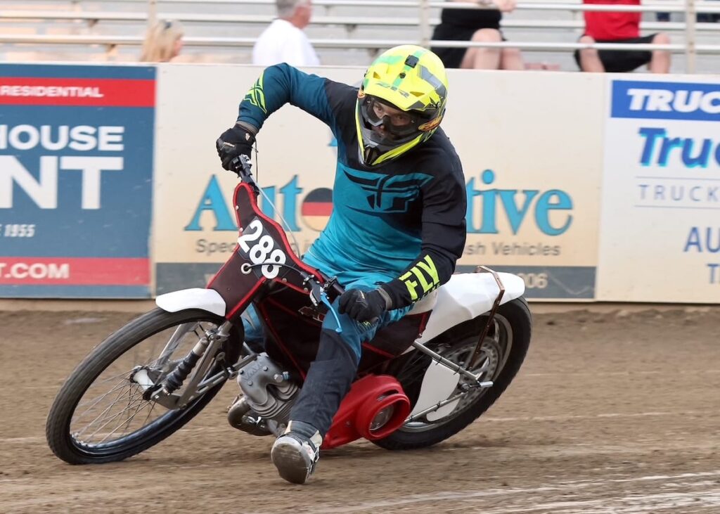 Marc Denniston won the Support D-2 main event, his first of the season. June 12 2026 - 2026 Speedway & Team Challenge Round #2.