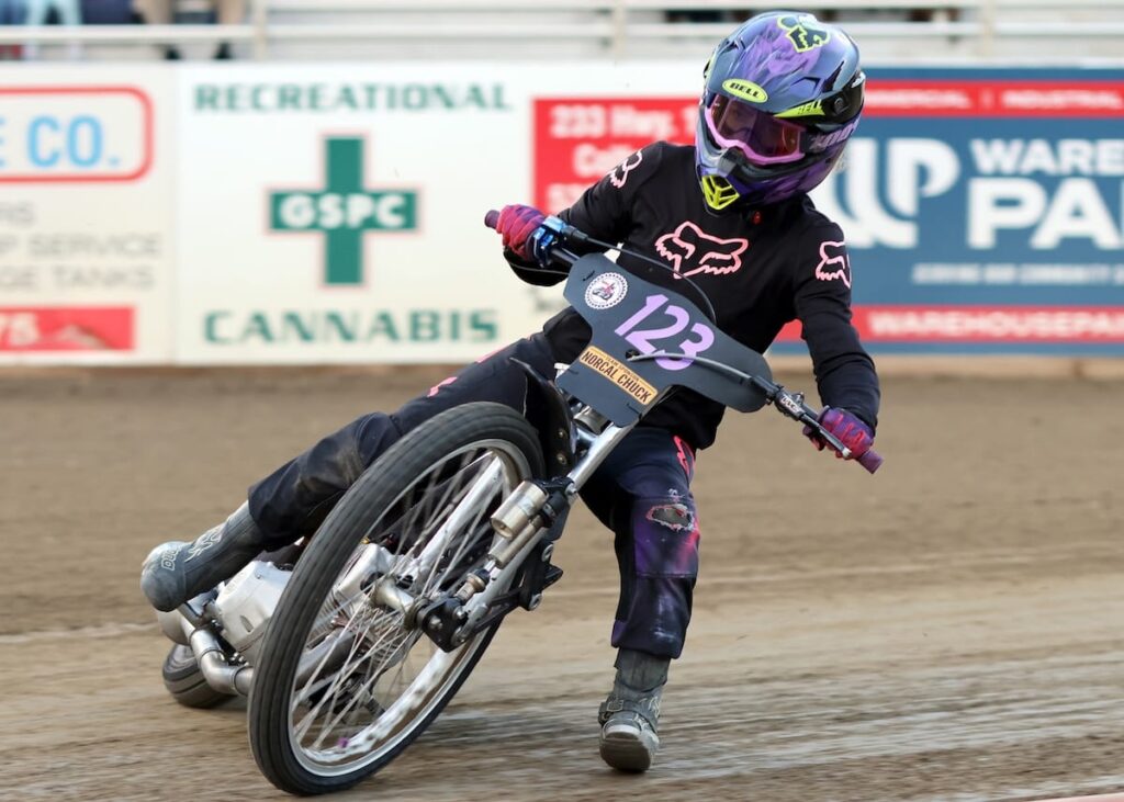 Catherine Moore continued her winning ways with another win in the Support Division D2 main event. Two weeks in a row for Moore. May 29 2026 - 2026 Speedway & Team Challenge Round #1.