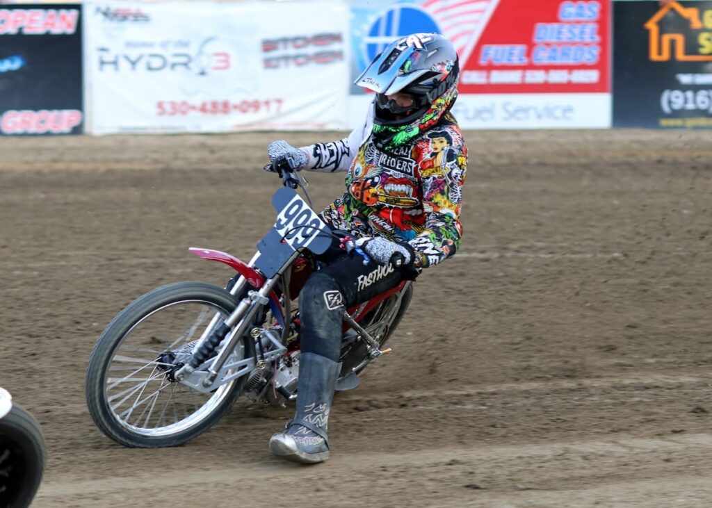 Hank Hanaway won the Youth 150cc D2 main event. The win was his first of the season. July 4 2026 - 2026 Speedway & Extreme Sidecars Round #2.