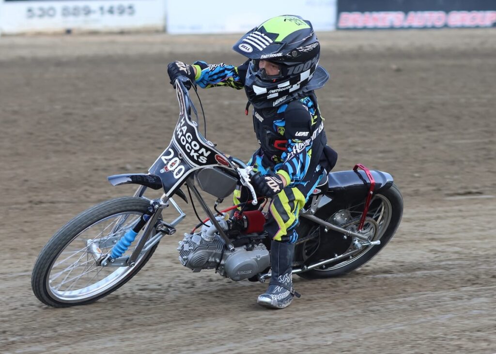 Kaiden Boyd-Bews won the Youth 150cc D3 main event. For Boyd-Bews it was his third main event win of the season. July 4 2026 - 2026 Speedway & Extreme Sidecars Round #2.
