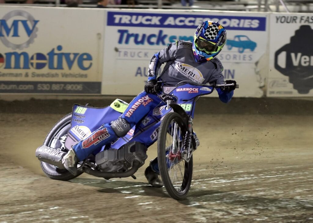 Louie Mersaroli won the handicap main event. Aug 29 2026 - 2026 Speedway & Extreme Sidecars Round #4.