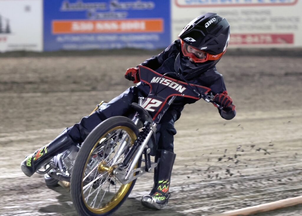 Mason Howell repeated his win last year winning the AMA Youth 150cc National Championship again this season. Sept 26 2026 - 2026 AMA Extreme Sidecar National Championship & Youth 250cc and 150cc Nationals.